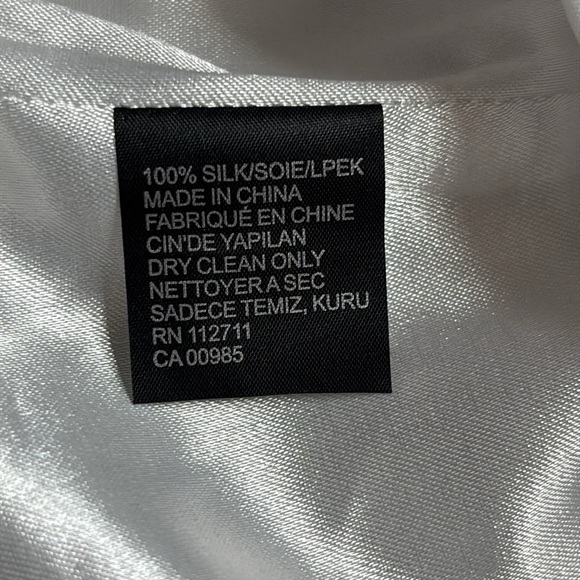 NEW JAY GODFREY Silk Cut Out Open Back Dress in White Size 4 - Picture 6 of 8